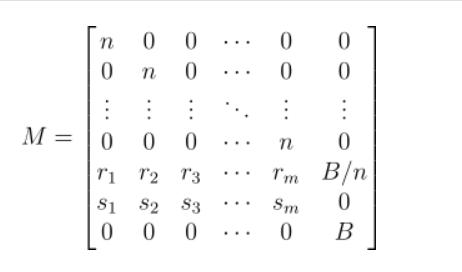 matrix construction